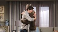 Tate (Leo Howard) got a much-needed hug from his dad, Brady (Eric Martsolf), after he learned he might never hold his child on Days of our Lives | Image: JPI